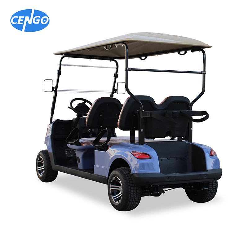 Greitas golfo automobilis su 5 kW kintamosios srovės varikliu ir 4 vietų