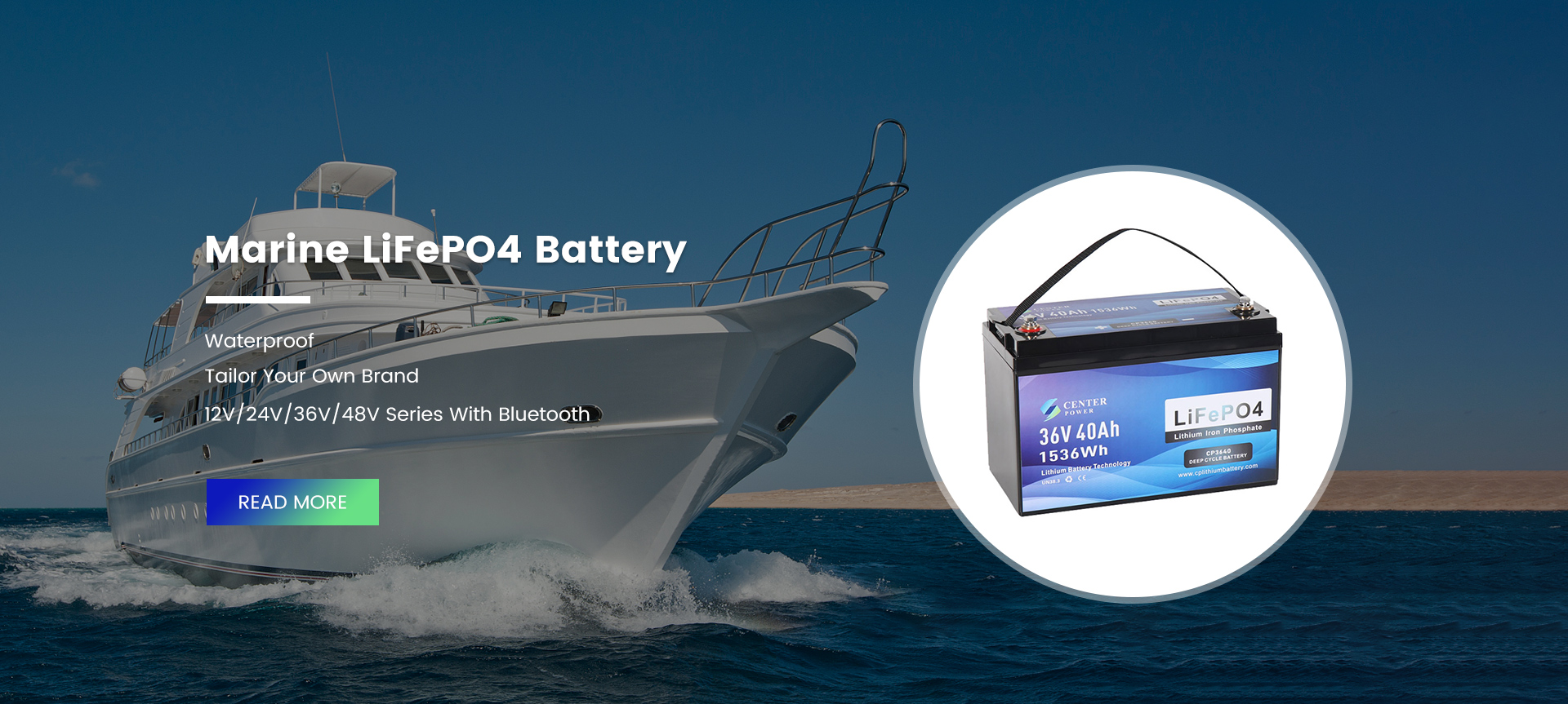 Marine Lifepo4 baterija