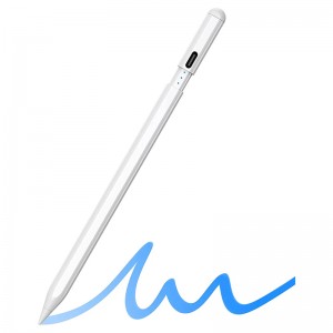 Pen Stylus kanggo iPad Pensil, Pena Aktif karo Penolakan Sawit lan Sensitivitas Ngiringake Kompatibel karo (2018-2022) Apple iPad Pro 11&12.9", iPad 9th/8th/7th/6th, iPad Air 5th/4th/3rd, iPad Mini.. .