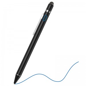 Стилус за сензорни екрани, универсален стилус с фина точка за iPad, iPhone, Samsung, iOS/Android смартфон и други таблети, активен стилус Стилус за писалка за прецизно писане/рисуване