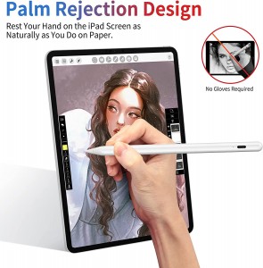 Versoenbaar met post-2018 Stylus pen met palm verwerping / kantel sensitiwiteit / magnetiese iPad pen