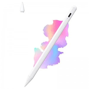Stylus Pen Apple iPad (2018 සහ පසුව) සමඟ අනුකූල වේ, පාම් ප්‍රතික්ෂේප කිරීම, ඇලවීම හඳුනාගැනීම