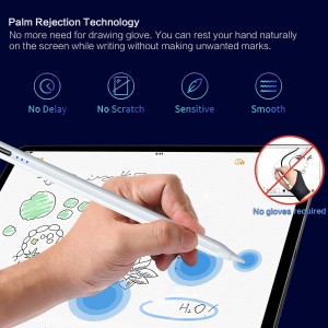 Stylus Pen vir iPad, opgegradeerde kantelgevoeligheid Magnetiese Stylus Apple Pen