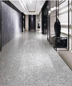 Special White & Black Stone Porcelain Tile For Living Room