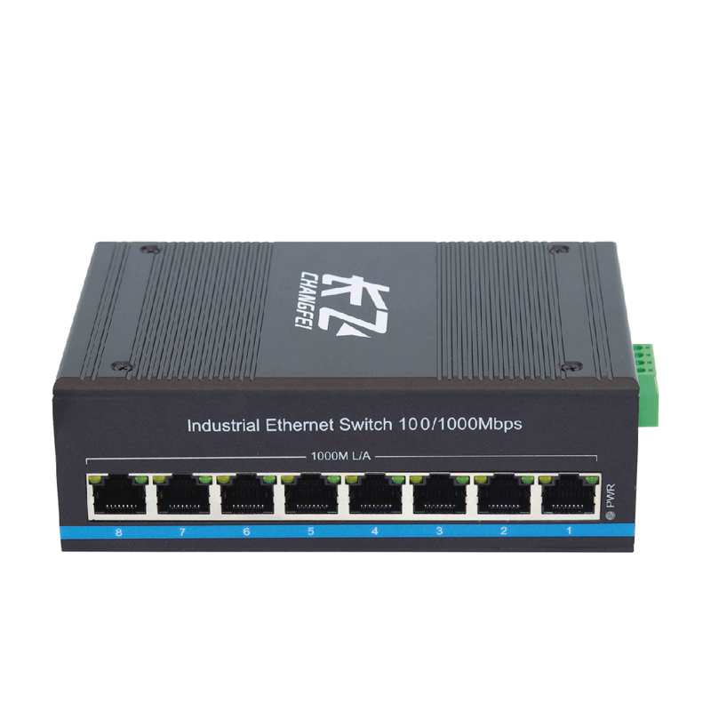 Industrial grade 8-port Gigabit Ethernet switch Featured Image