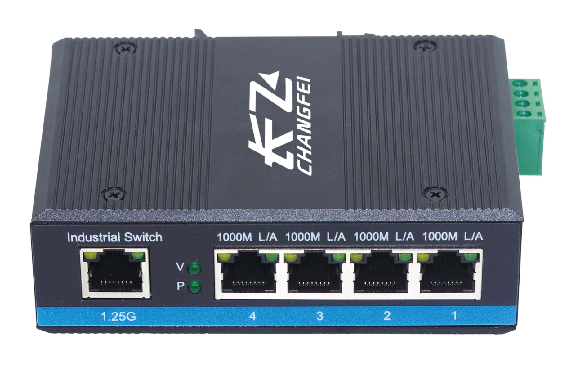 Industrial grade 5-port Gigabit Ethernet switch Featured Image