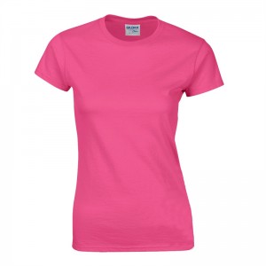 180GSM 100% бавовна Порожні футболки з друкованим логотипом оптом, проста рекламна жіноча футболка
