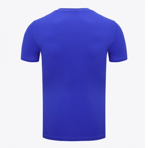 Proizvedena visokokakovostna atletska majica z logotipom Gym Sport iz 100 % bombaža v črni barvi Gentleman Design Prazna moška majica s tiskom za fitnes