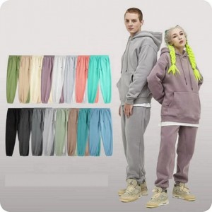 Daily Basic Cheap Wholesale Sports Sweatpants, Brushed Fleece Joggers Pants With Logo