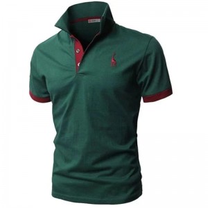 Pasadya nga Disenyo sa Imong Kaugalingong Brand Polo Shirt Mubo nga Sleeve Mga Lalaki nga 100% Cotton Quick Dry Man Golf Polo T-Shirt Shirts
