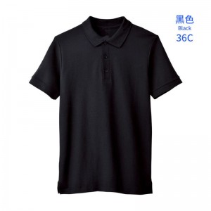 Custom Solid Plain Blank Polyester Fashion Short Sleeve Polo Shirts para sa Promosyon Advertasing