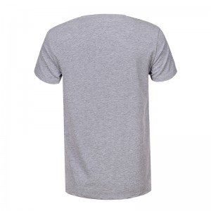 Individualizuotas LOGOTIPA ir spausdinimas Vyriški marškinėliai 95 % medvilnė 5 % elastanas Aukštos kokybės vyriški trumpomis rankovėmis, ploni, ploni apatiniai marškinėliai