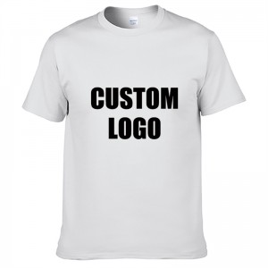 Taas nga Kalidad 100% Premium Cotton T-Shirt, Custom Screen Printing T Shirt