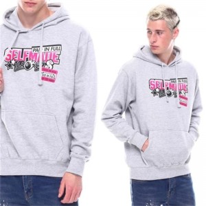 Promotional Cheap Casual Wear Men Organic Custom Cotton Hoodies with Pattern