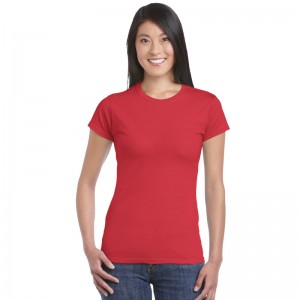 Ženske bombažne promocijske veleprodajne prazne ženske bombažne majice po meri