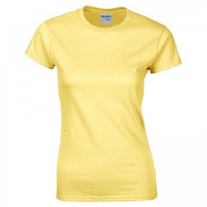 Kvinner Bomull Kampanje Engros Blank Custom T-skjorter i bomull for kvinner