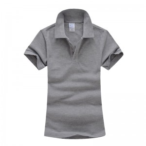 100% Cotone 180GSM 16 Colori Stampa Personalizzata Ricami Logo OEM Plain Blank Women Polo T Shirt Polo