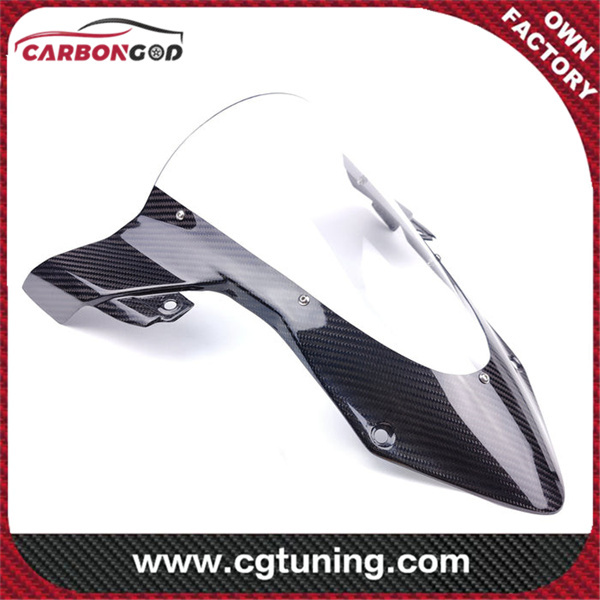 Carbon BMW S1000RR Windshield - Clear Glass