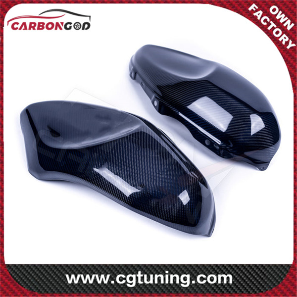 Carbon Yamaha XSR900 Side Tank Covers Blue
