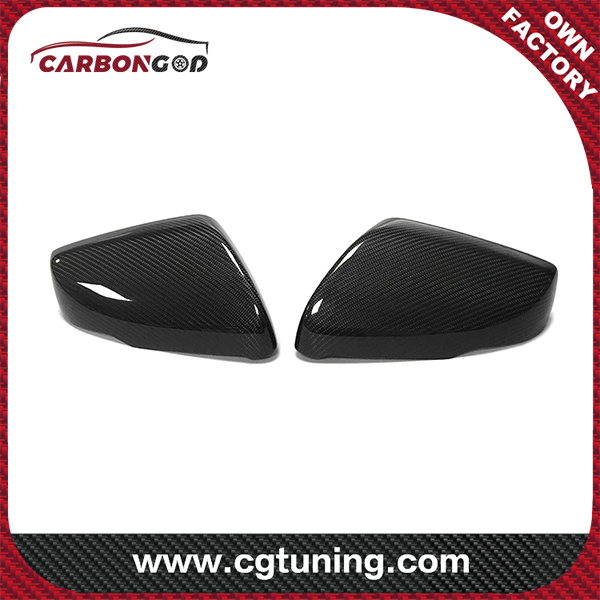 2014+ Copertura specchietto laterale in fibra di carbonio adatta per Cadillac CTS Copertura specchietto laterale di ricambio