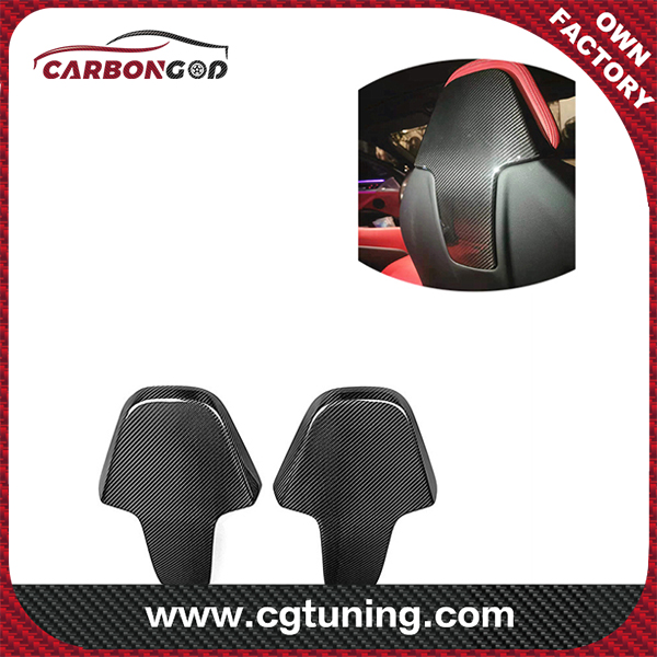 1 pares- Dry Carbon Fiber Seatback Cover Shell Skin Trim para sa BMW G80 M3 G82 M4 2020+