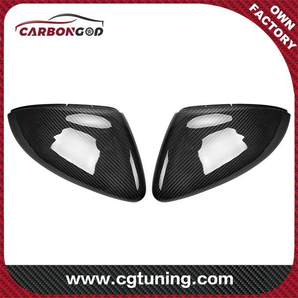 Cubiertas de espejos laterales de fibra de carbono de repuesto 1:1 para Volkswagen VW Golf 7 MK7 2014-2016
