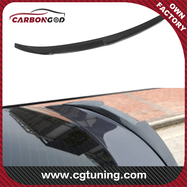 Car Trunk Spoiler Dry Carbon Fiber Auto Rear Trunk Wing For Audi A4 B8 Sedan 2009 - 2012 M4 Style Refit Accessories Spoiler