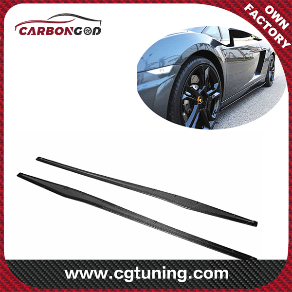 SP style carbon fiber side skirts para sa Lamborghini GALLARDO LP550 LP560 LP570