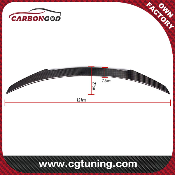 Car Rear Spoiler Wing Carbon Fiber Rear Truck Lip for Mercedes Benz CLS Class W219 FD Style Car Styling Auto Rear Wing
