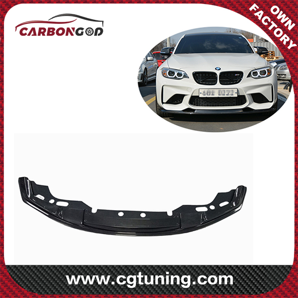 Za BMW F87 M2C M2 COMPETITION karbonska vlakna prednji branik razdjelnik za usne spojler MT stil CAR STYLING