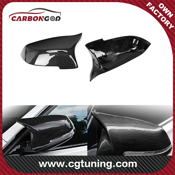 Sostituzione dell'ala laterale dell'auto in fibra di carbonio M Copertura dello specchio in stile OX per BMW 5 6 7 Serie LCI F10 F11 F18 F01 F02 GT F07 2013+