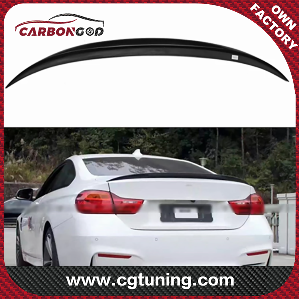 P Style ສໍາລັບ BMW Carbon Fiber Material 4 Series Coupe F33 Carbon Spoiler 2 Door carbon wings 2014-2018 F33 Rear Wing Spoiler