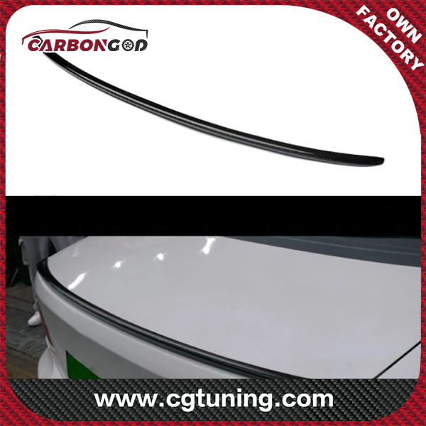 High Kick Rear Carbon Fiber Spoiler Trunk Lid Spoiler Wing for Glossy Black សមសម្រាប់ BMW 3 Series M3 E92 Coupe