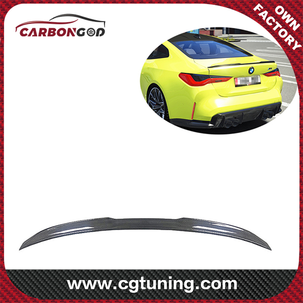 2021 G80 M3 G82 M4 OEM Style Carbon Fiber Rear Trunklid Spoiler Boot Spoiler Wing Para sa BMW G82 M4 Coupe