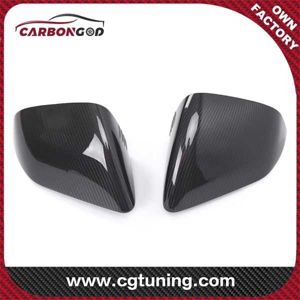 dry Carbon Mirror Cover Para sa Ford Mustang RearView Mirror Cover na may Tuning Light Europe at America Model 2014 2015 2016 2017 2018