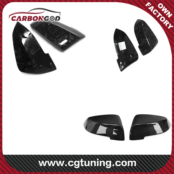Sauya ƙirar ƙirƙira CF Motar Side Wing OEM salon Carbon Fiber Mirror Cover For BMW 5 6 7 Series F10 F11 F18 F01 F02 GT F07 2013+