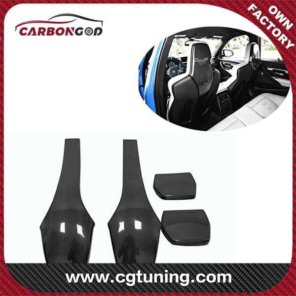 OEM Stil Carbon Fiber Seatback Cover fir BMW F80 M3 F82 M4 15-19