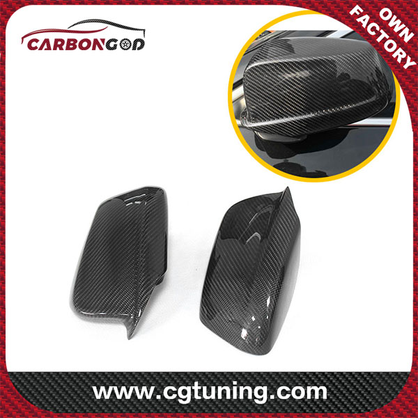 Car-styling Reemplazo de fibra de carbono Car Side Wing OEM style Mirror Cover para BMW 5 Series F10 F18 2010 - 2013