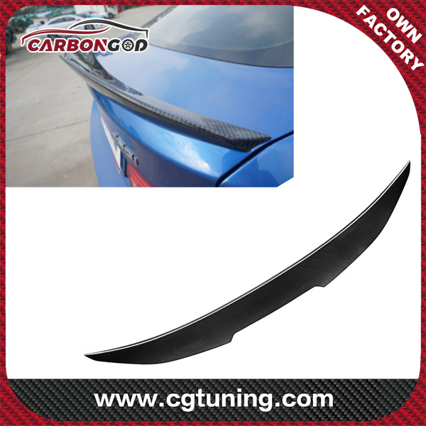 OkweBMW 3 Series E93 M3 2-Door Coupe Convertible 2006-2013 PSM Style Dry Carbon Fiber Trunk Spoiler wing