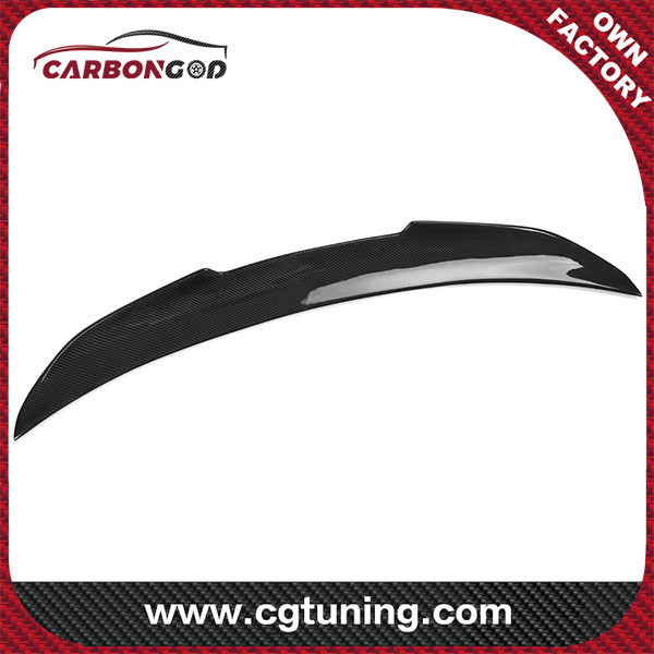 Rear Trunk Boot Lip Spoiler PSM Style Wing Lid para sa BMW G30 G38 F90 M5 2018 2019 Carbon Fiber