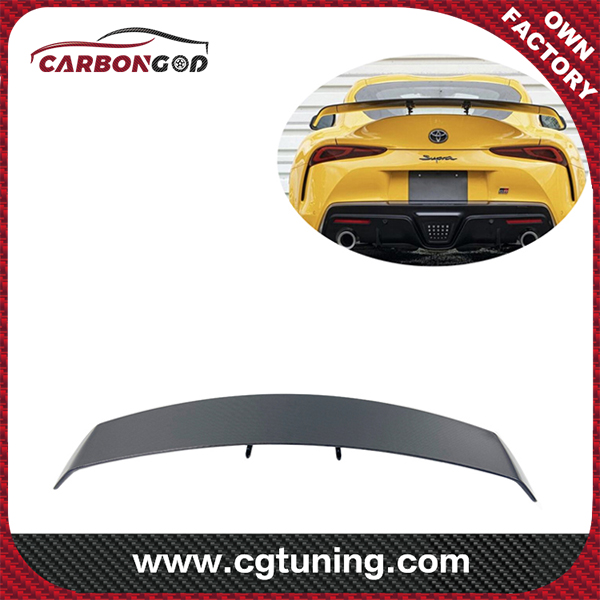 Pag-customize ng pabrika SRD LSR style Carbon Fiber Wing Rear Spoiler Para sa Toyota GR Supra MK5 A90 A91 2021