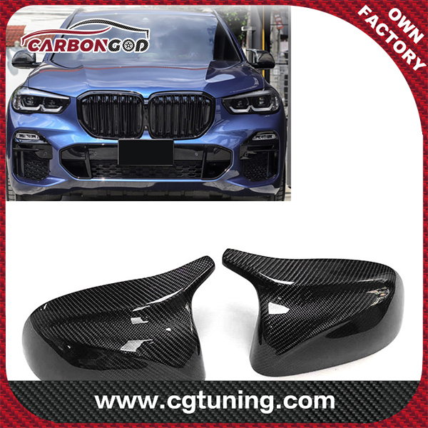 Vendite calde in fibra di carbonio M Look Style Car Fit per BMW X3 G01 G08 X4 G02 X5 G05 LHD 2018 2019 2020+ G01 G02 G05 Copertura specchietto laterale