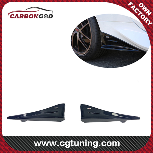 2022 Sti-P style Carbon Fiber Side Splitter Skirts Winglet Para sa Subaru BRZ GR86