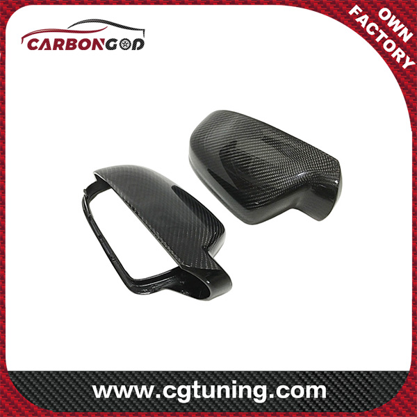 B8.5 Top Quality PU Protect Carbon Mirror Caps 1:1 substituição OEM Fitment Side Mirror Cover for Audi A3 new A4 A5 S5 2010-2016