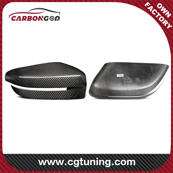 G20 Dry Carbon Fiber Mirror Cover fir BMW 3 Serie G20 2019 Side Mirror Cover Added on Style Overlay LHD/RHD