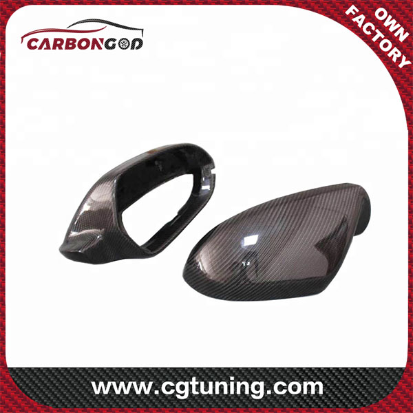 C7 TOP Quality PU Protect Carbon Mirror Caps 1:1 Replacement OEM Fitment Side Mirror Cover for Audi A6L 2012 S6 2013 RS6