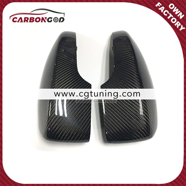 TOP Quality 1:1 Car Carbon Fiber mirror replacement para sa Ford Rearview mirror cover