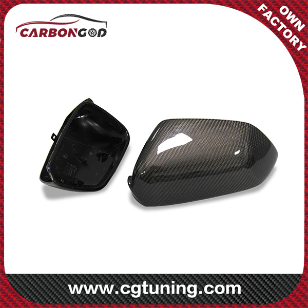 Polo Carbon Mirror Cover Housing ho an'ny Volkswagen POLO 2006-2010 OEM Fitment Side Mirror Cover 1:1 Fanoloana