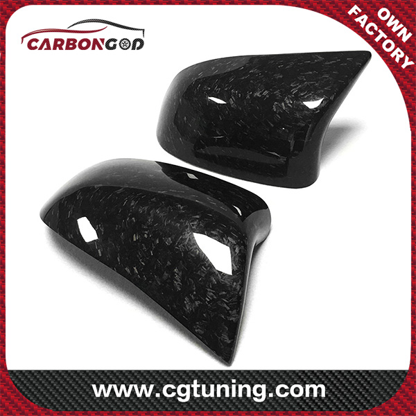 F15 New Forged Carbon Mirror Caps Caps replacement for BMW X3 X4 X5 X6 Phucula X5M X6M Jonga OEM Fitment Side Mirror Cover