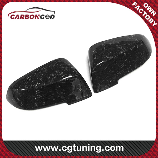 F10 Bag-ong Pag-abot Forged Carbon Mirror Cover 1:1 Kapuli alang sa BMW F10 F11 F01 F02 F07 F18 5 series 2014 UP OEM Fitment